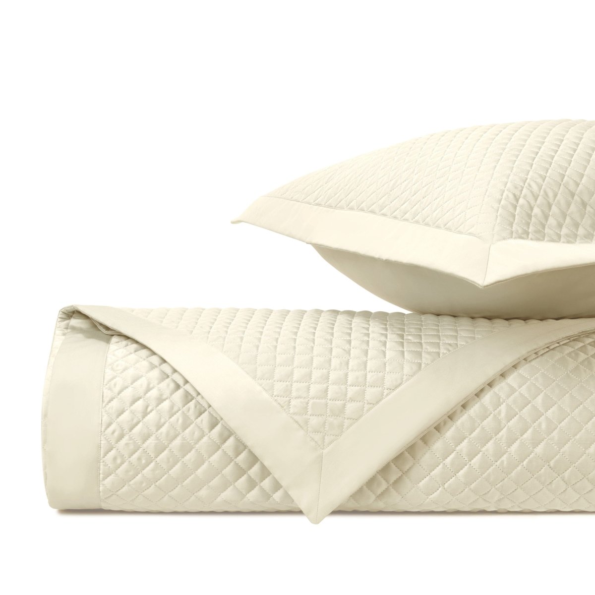 Diamond Quilted Ivory by Home Treasures