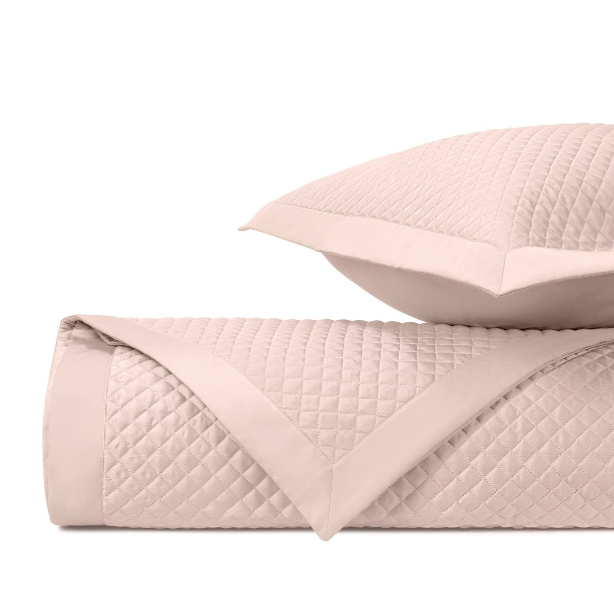 Diamond Quilted Light Pink by Home Treasures