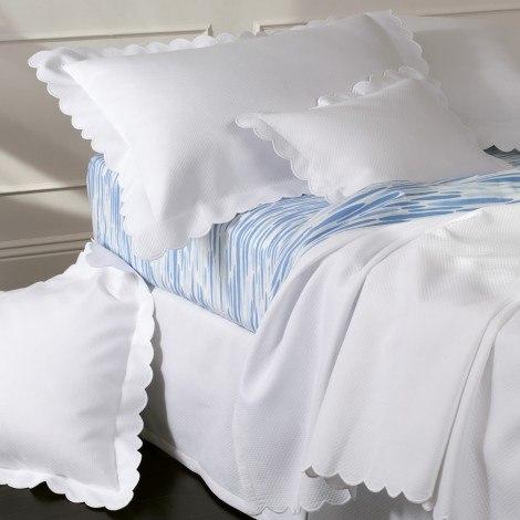 Diamond Pique Bed Skirts by Matouk