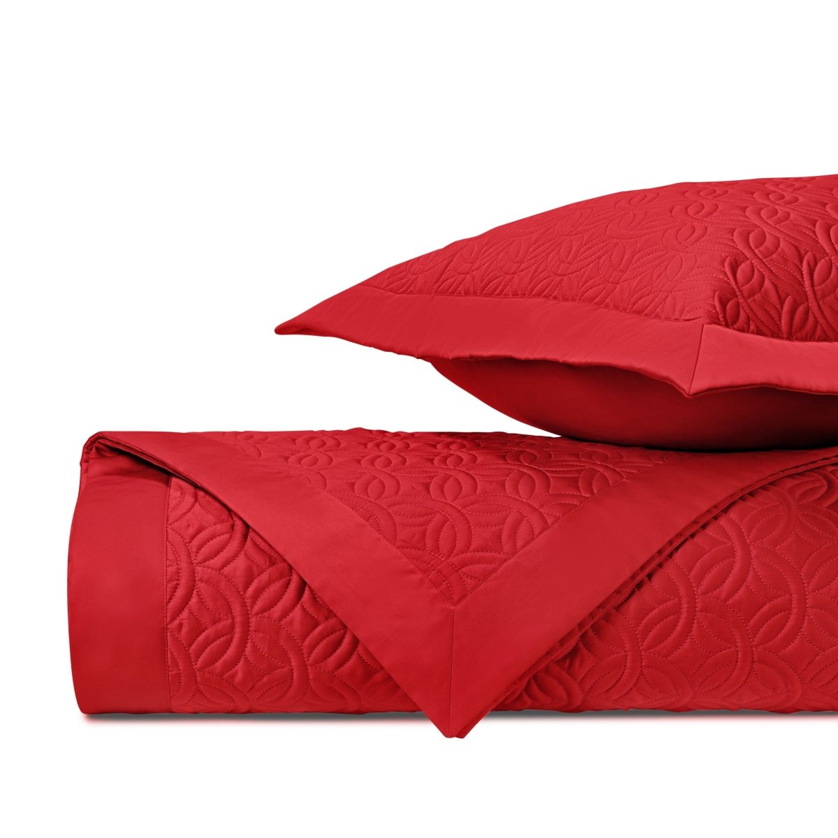 Duomo Quilted Bright Red by Home Treasures