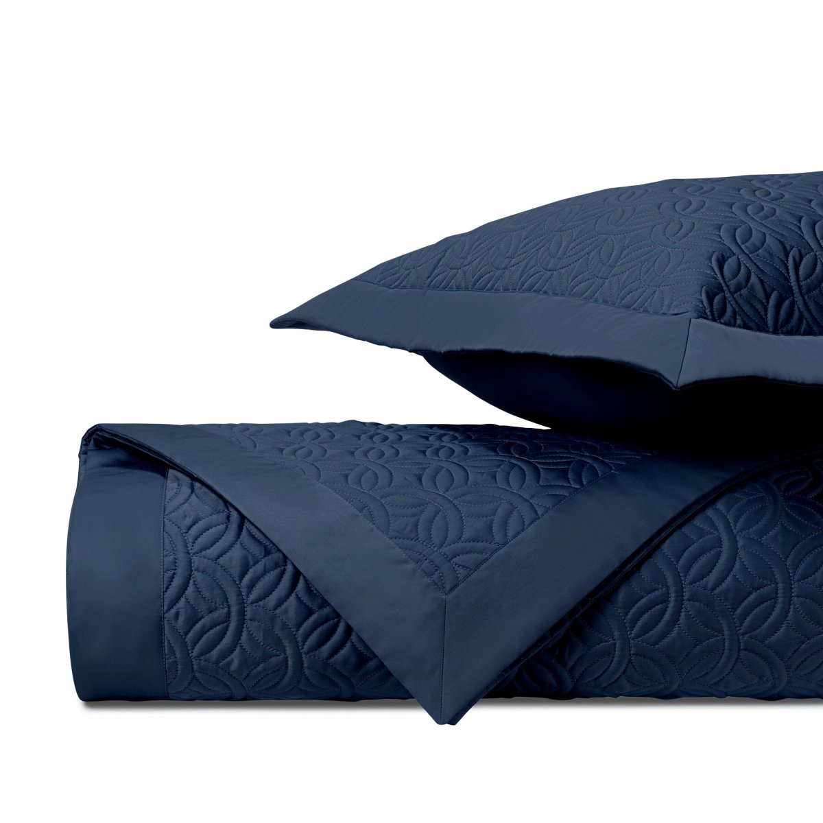 Duomo Quilted Navy Blue by Home Treasures