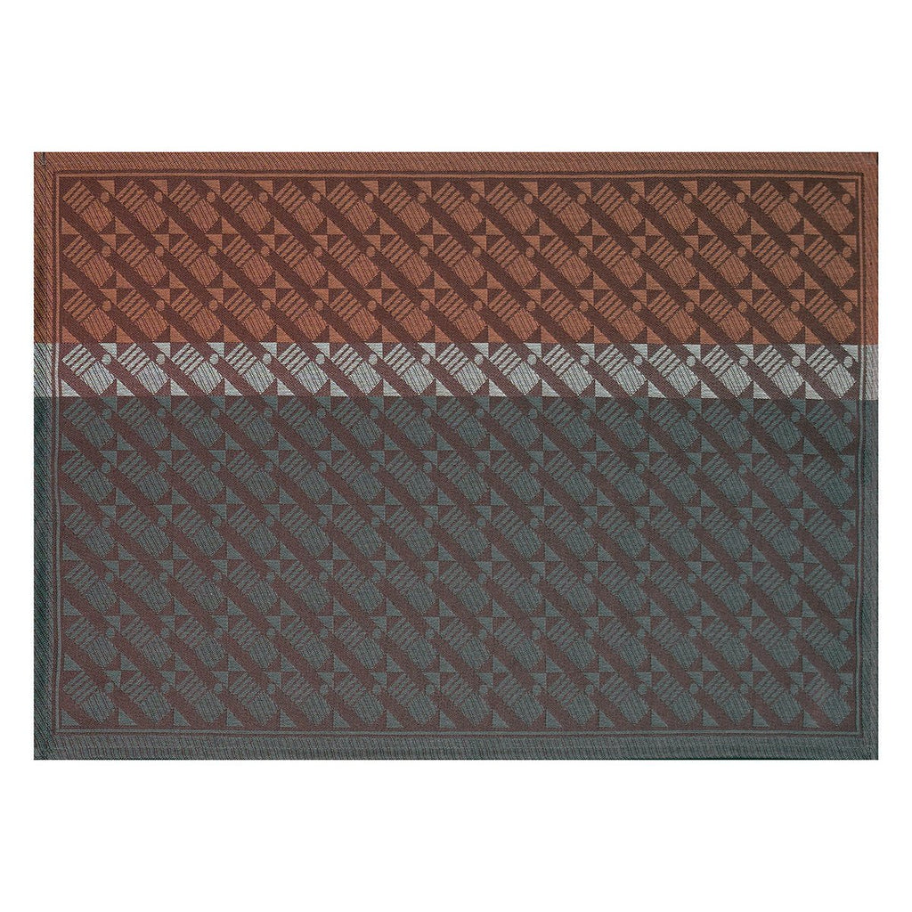 Veine Graphique Red Coated Placemats by Le Jacquard Francais