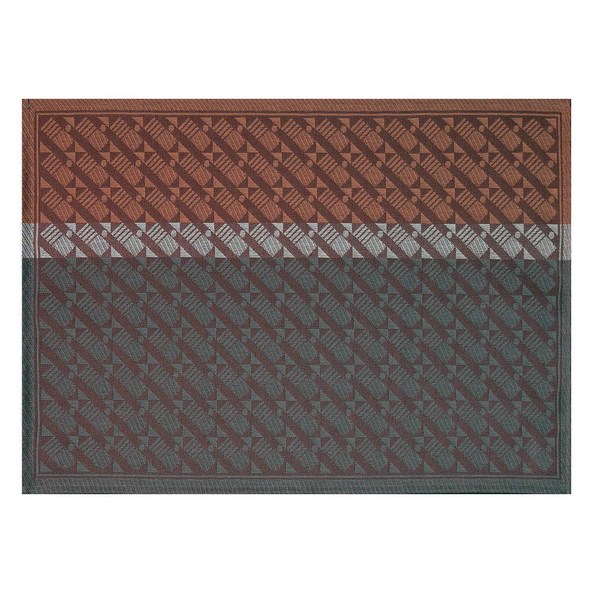 Veine Graphique Red Coated Placemats by Le Jacquard Francais