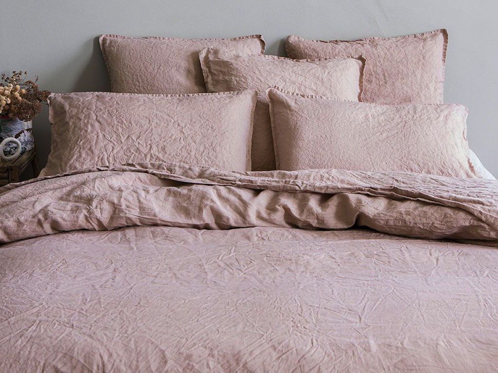 Nouvelle Vague Pink Beige Bedding by Alexandre Turpault