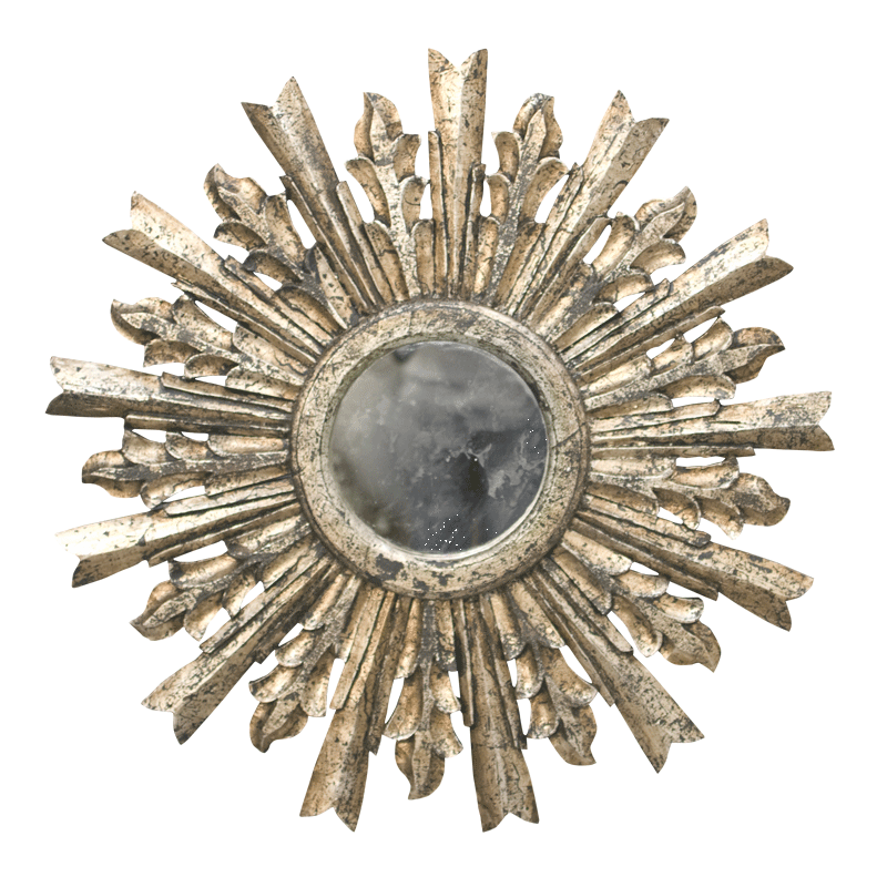 Goya Mirror in Silver Leaf