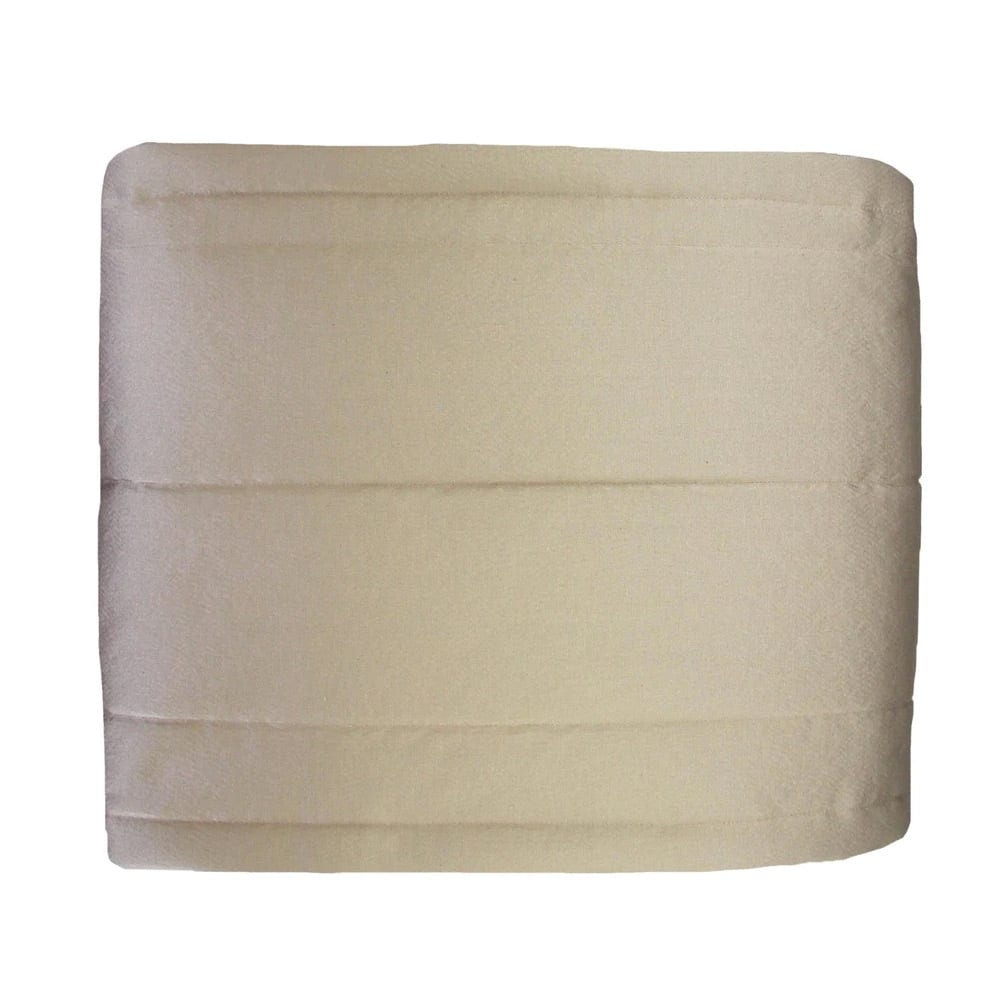 Hammered Taupe Box Spring Cover by Ann Gish