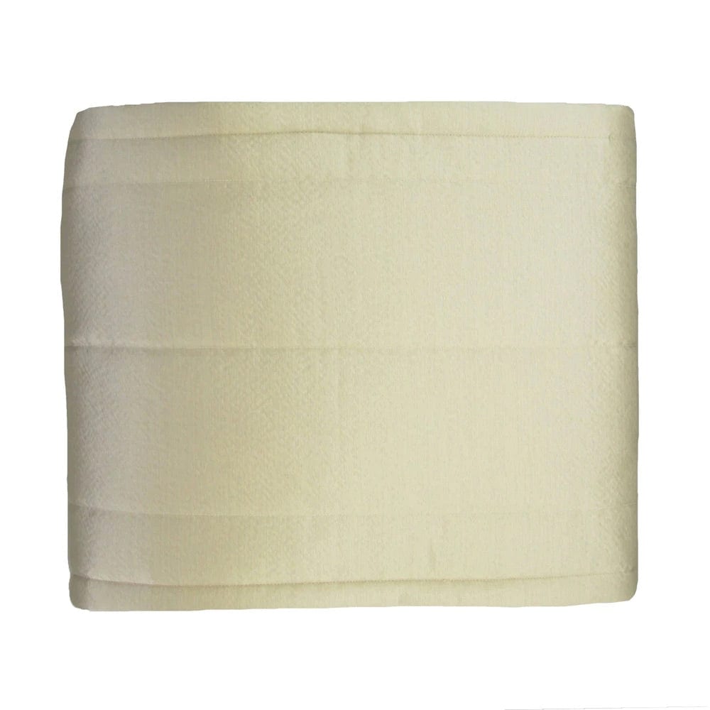 Hammered Champagne Box Spring Cover by Ann Gish