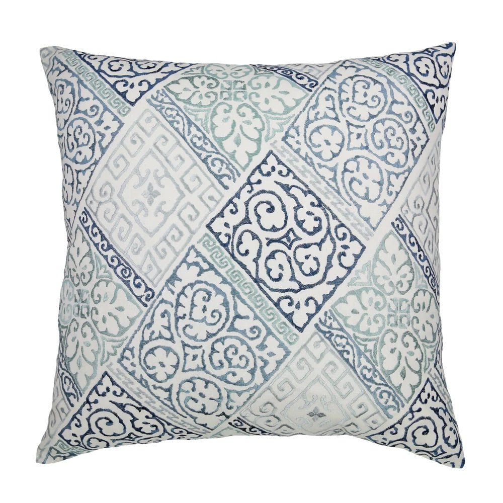 Oporto Blue Decorative Pillow by Ann Gish