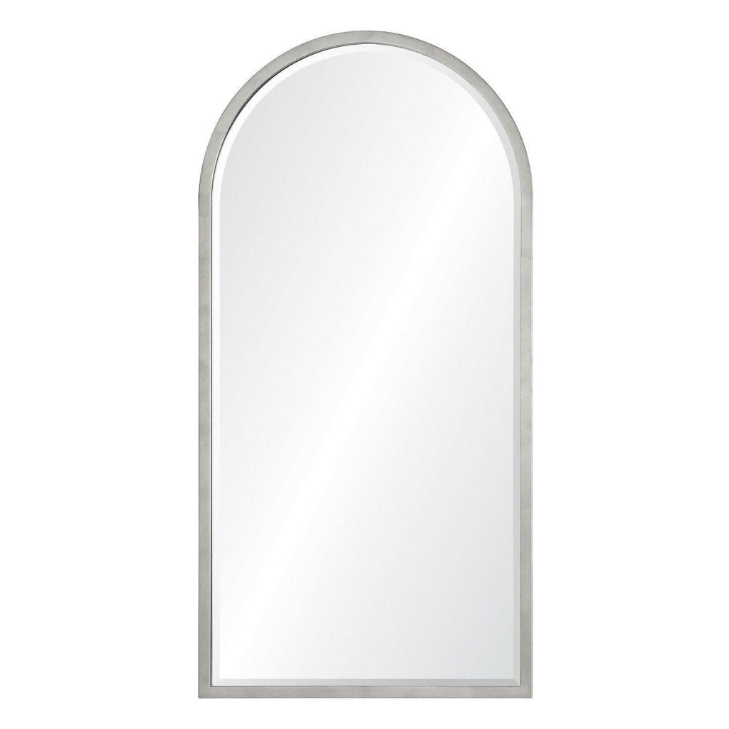 Large Antiqued Silver Arched Wall Mirror by Mirror Home