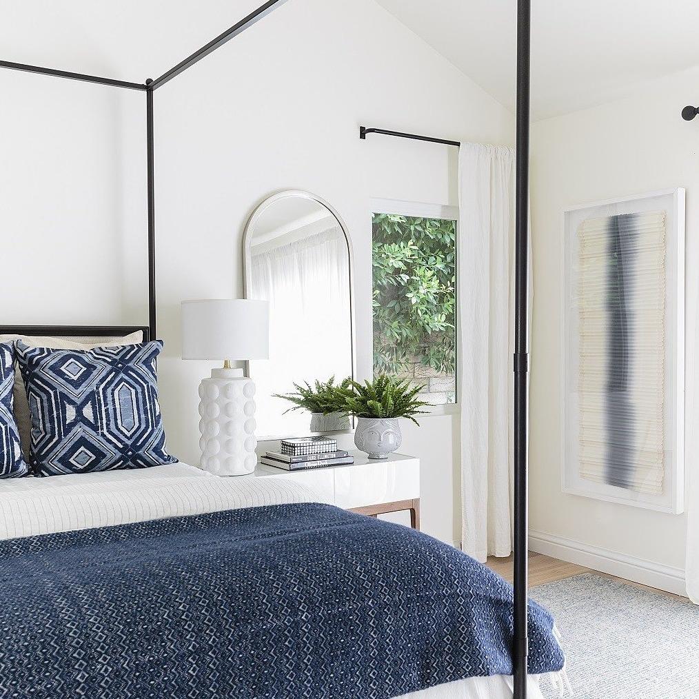 Large Antiqued Silver Arched Wall Mirror by Mirror Home