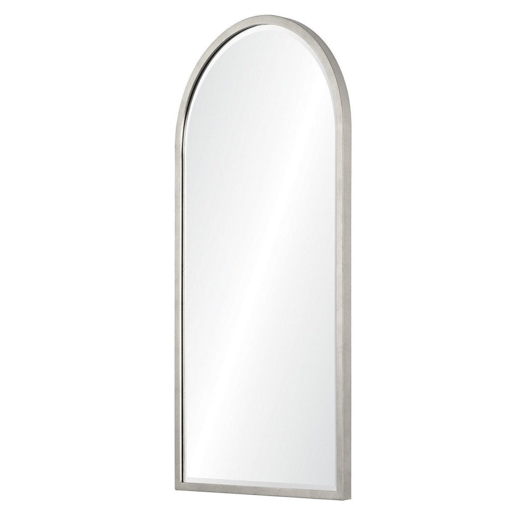 Large Antiqued Silver Arched Wall Mirror by Mirror Home