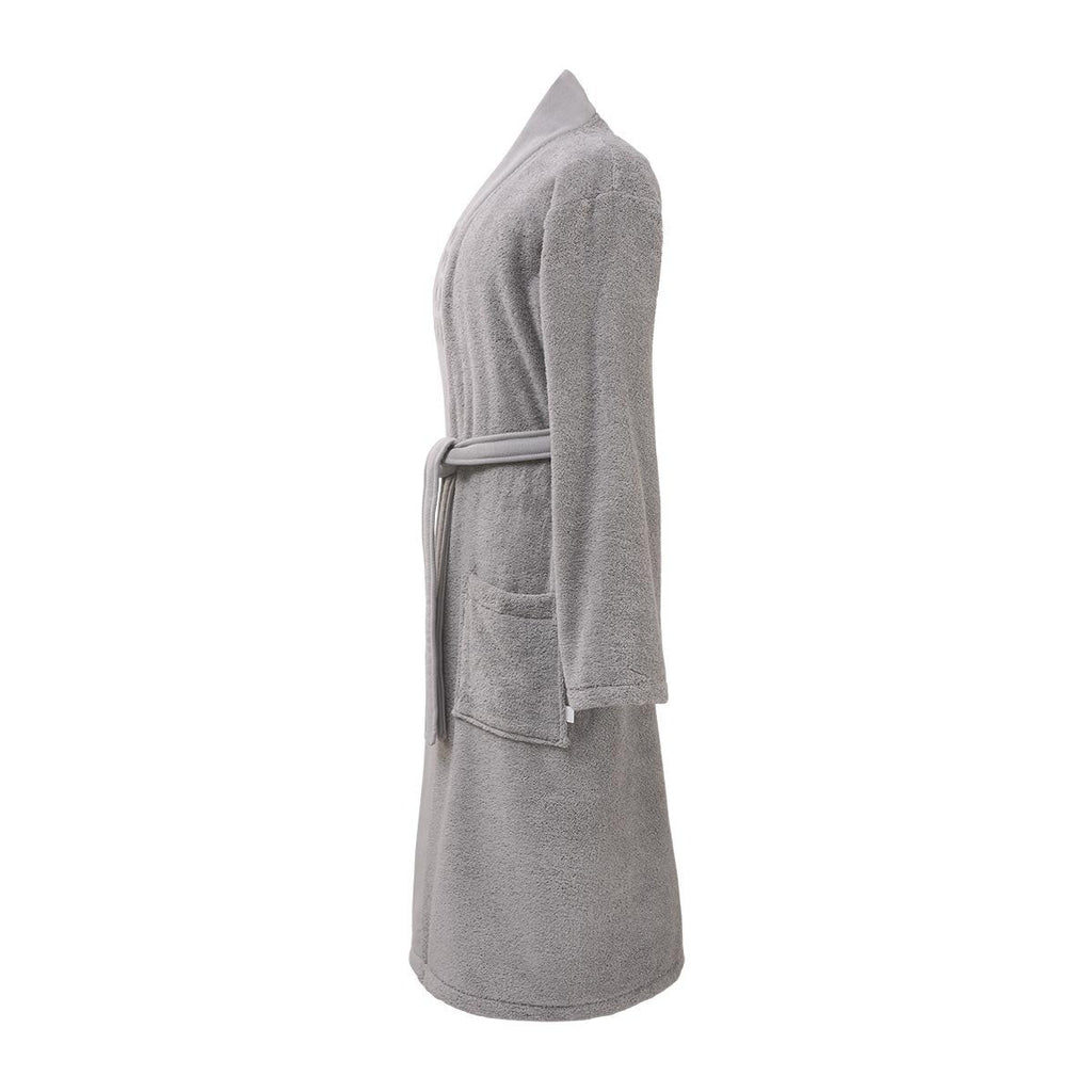 Plain Concrete Bathrobe by Hugo Boss
