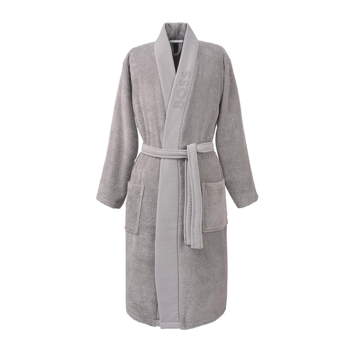 Plain Concrete Bathrobe by Hugo Boss