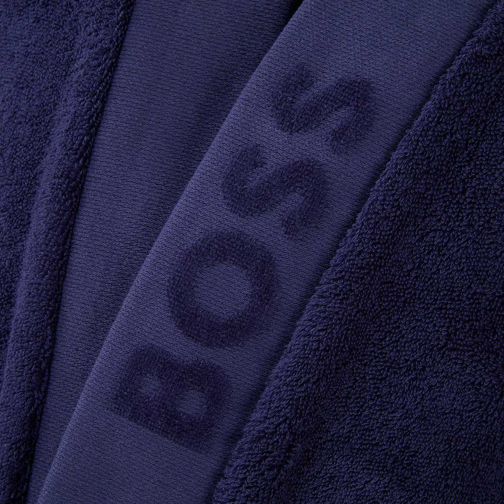 Plain Navy Bathrobe by Hugo Boss