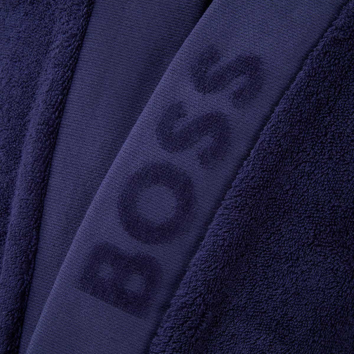 Plain Navy Bathrobe by Hugo Boss
