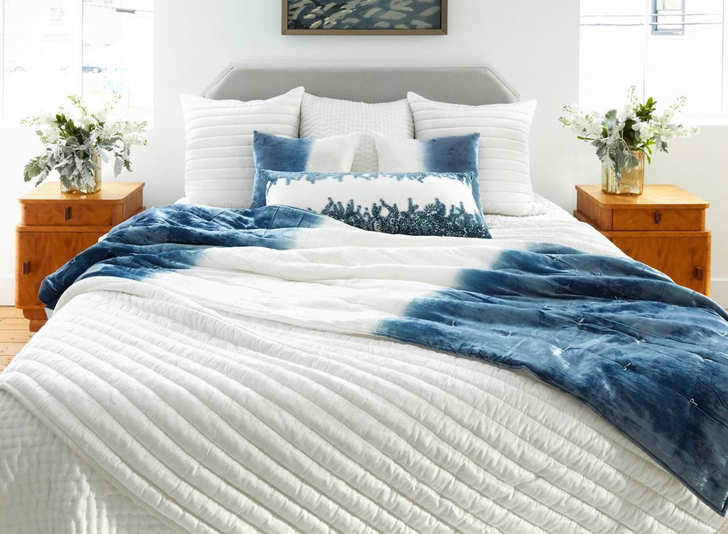 Channel White Velvet Bedding by Kevin O'Brien Studio