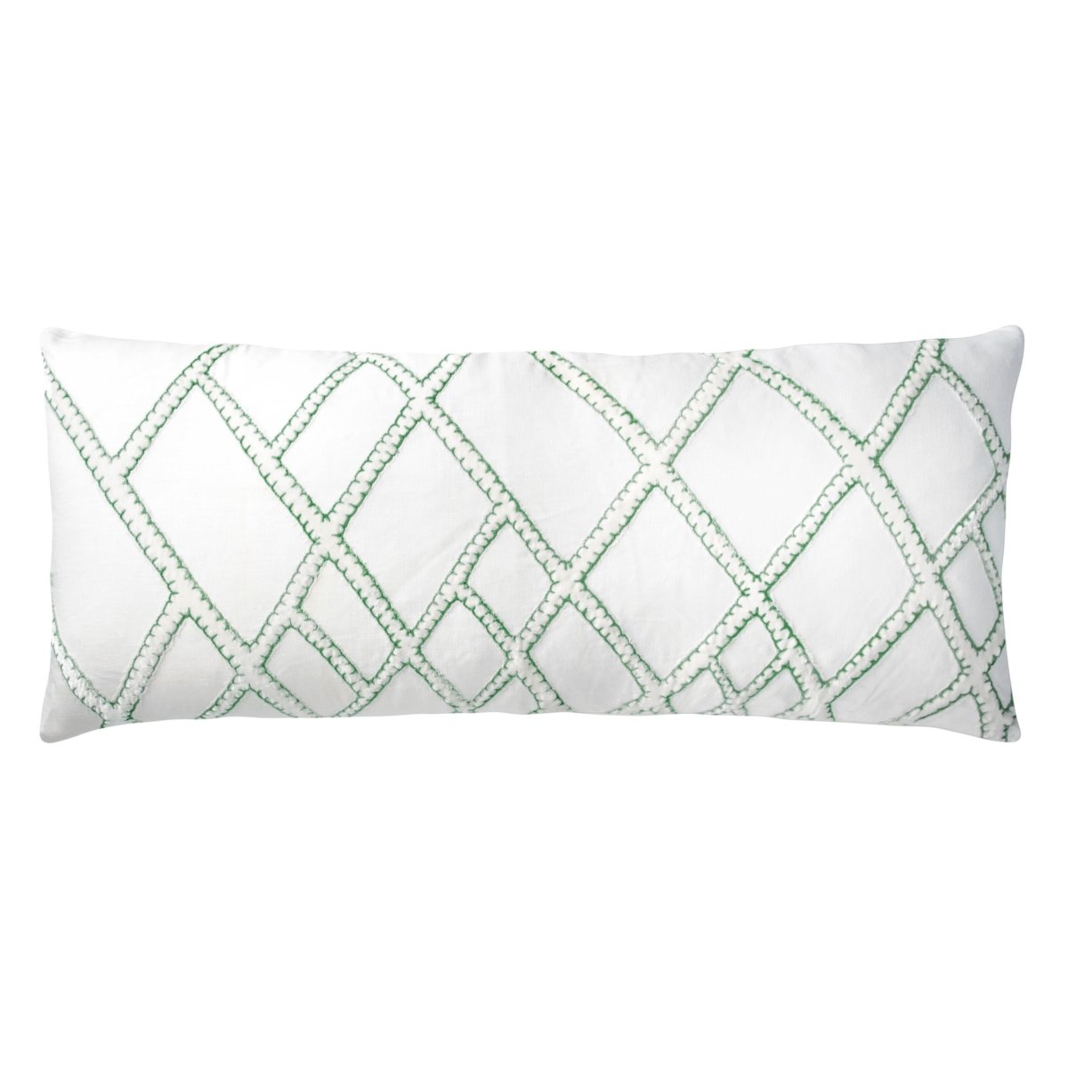 Grass Net Velvet Appliqué Pillow by Kevin O'Brien Studio