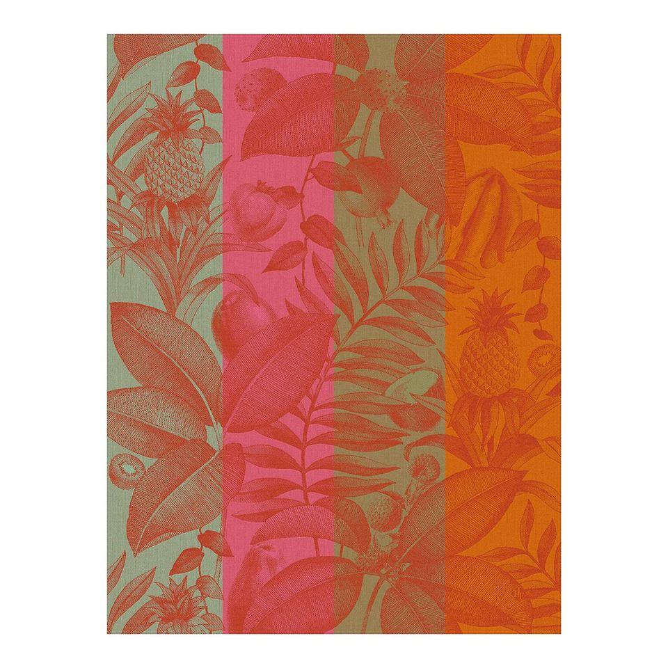 Fruits Exotiques Orange Tea Towels by Le Jacquard Français