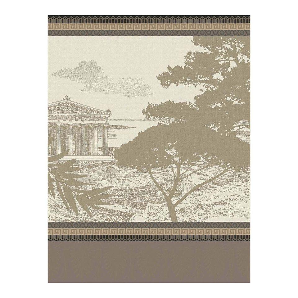 Voyage en Grece Beige Tea Towels by Le Jacquard Français