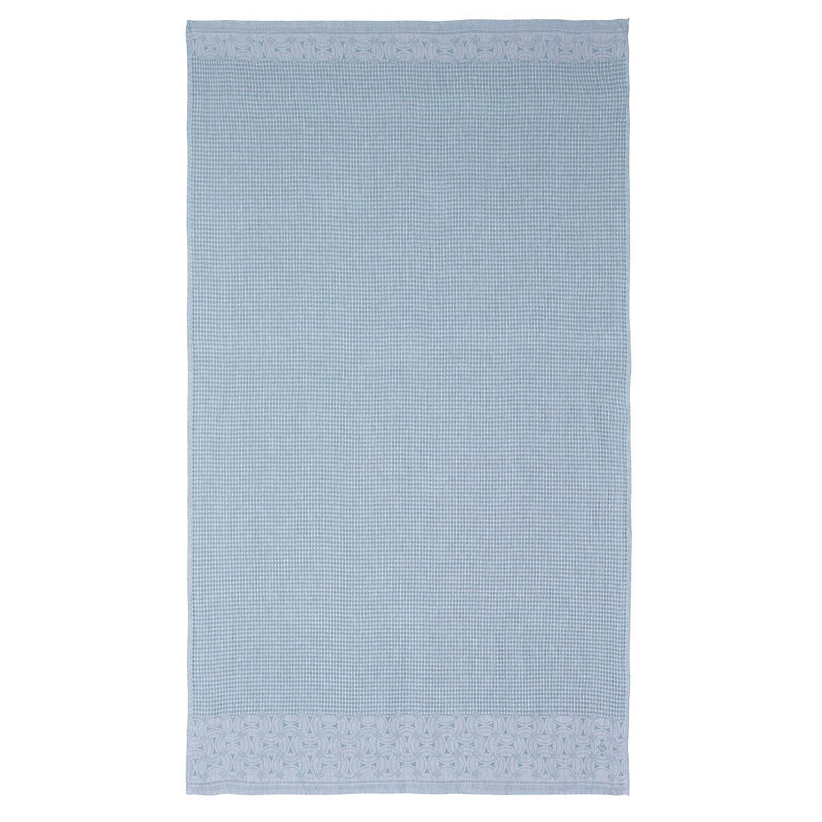 Lula Ice Blue Towels by Le Jacquard Français