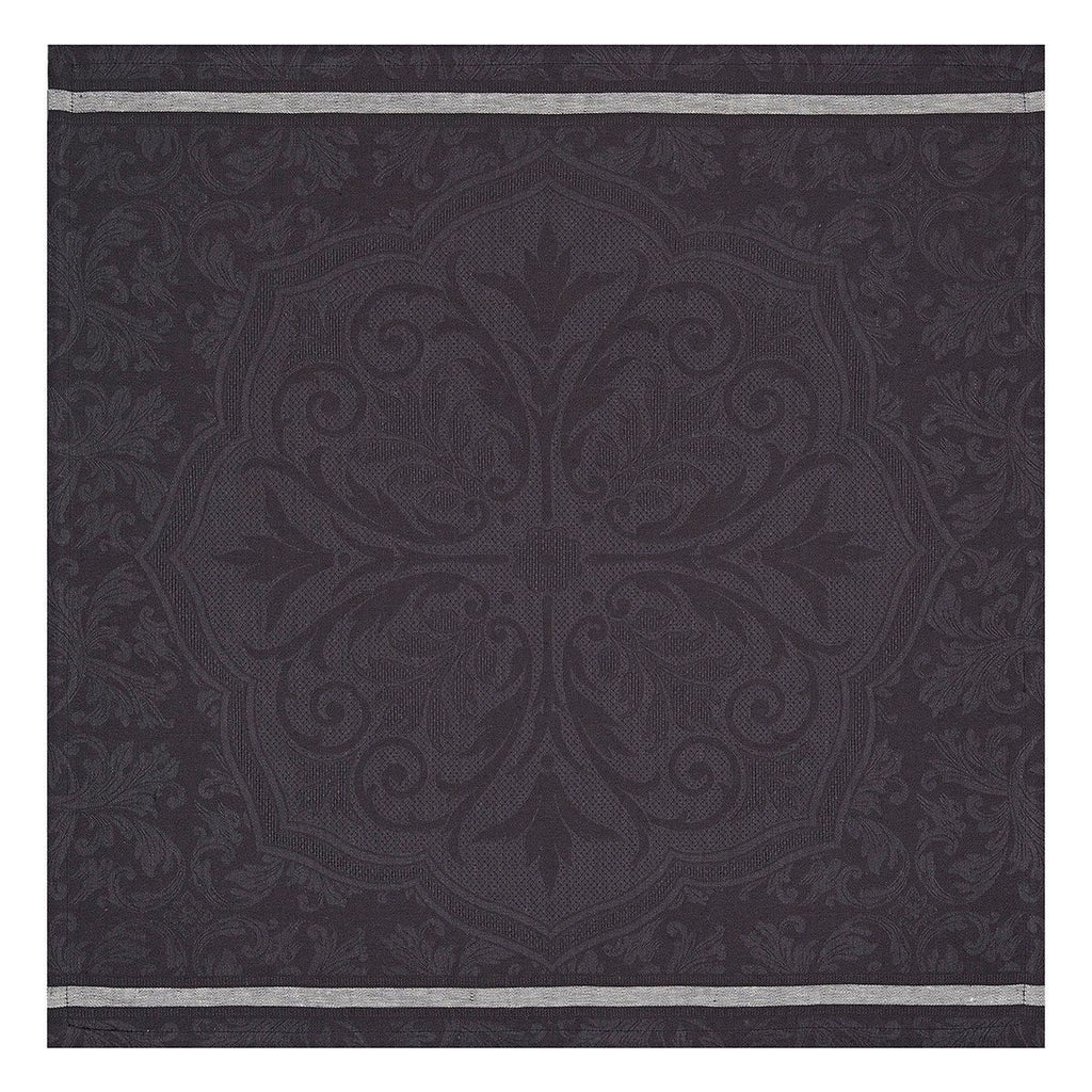 Armoiries Black Napkin by Le Jacquard Français