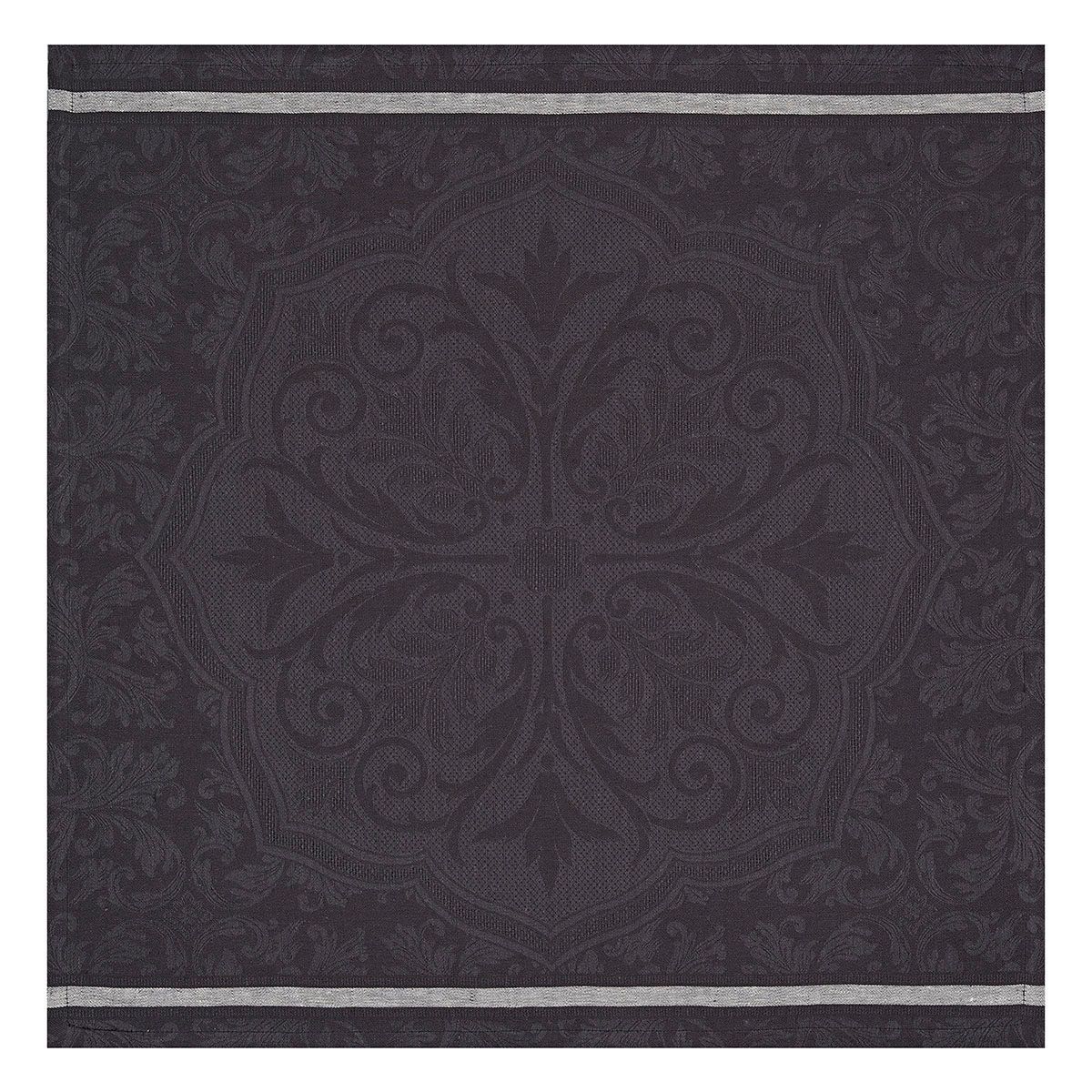 Armoiries Black Napkin by Le Jacquard Français