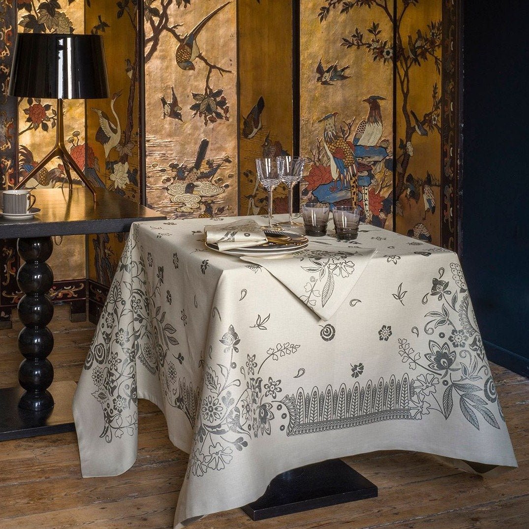 Haute Couture Cavier Table Linens by Le Jacquard Français