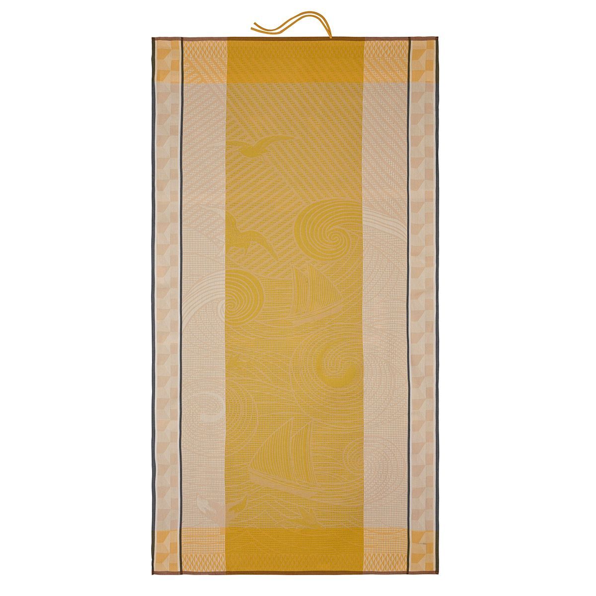 Baignade à Socoa Beige Beach Towel