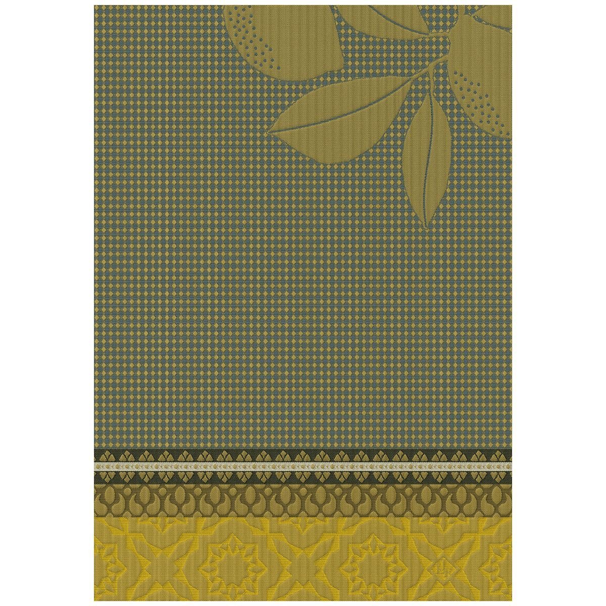 Sous Les Citronniers Yellow Hand Towels by Le Jacquard Français