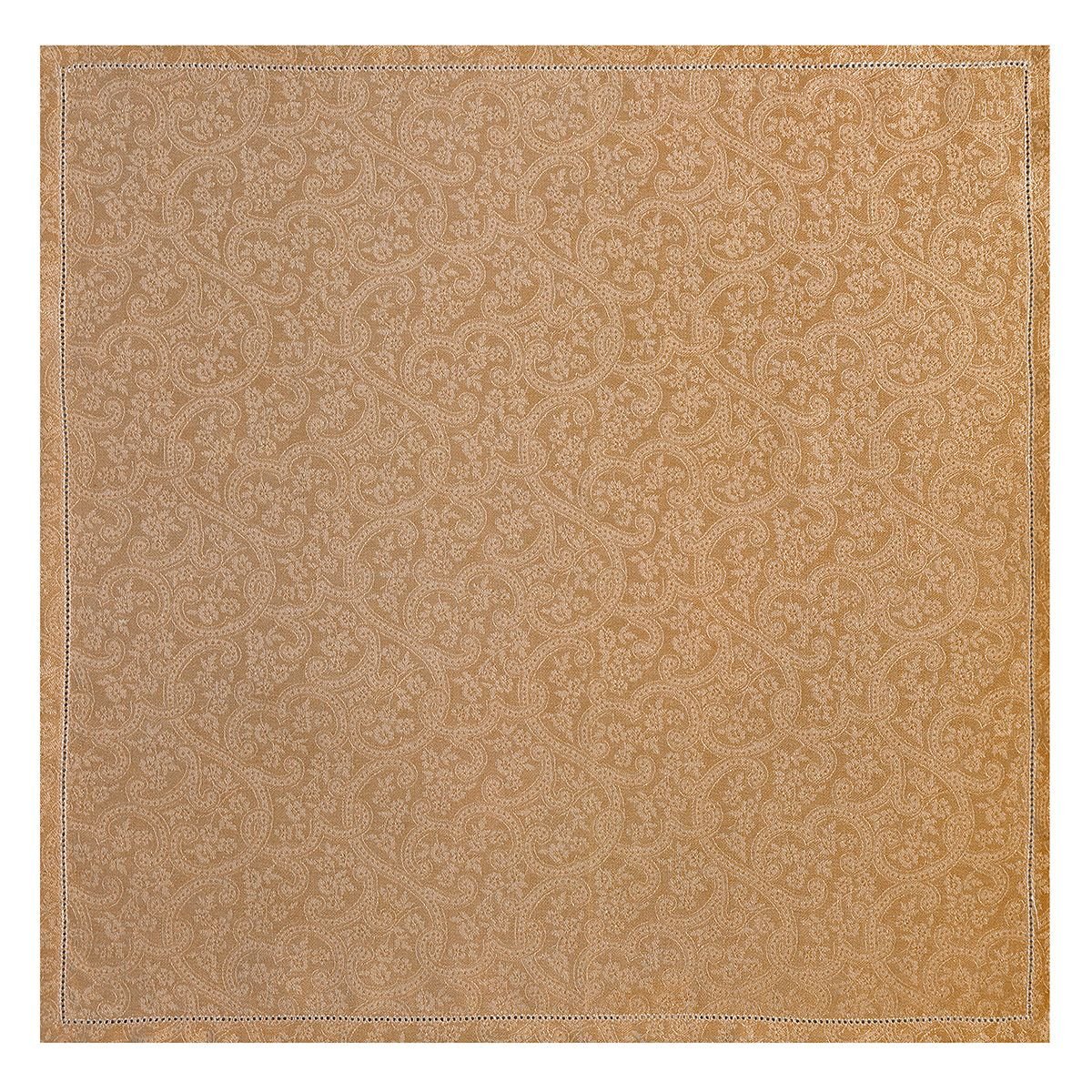 Portofino Fiori Brown Napkins & Placemats by Le Jacquard Français