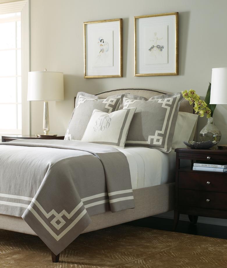 Beacon Hill Taupe & Ivory Bedding by Legacy Home