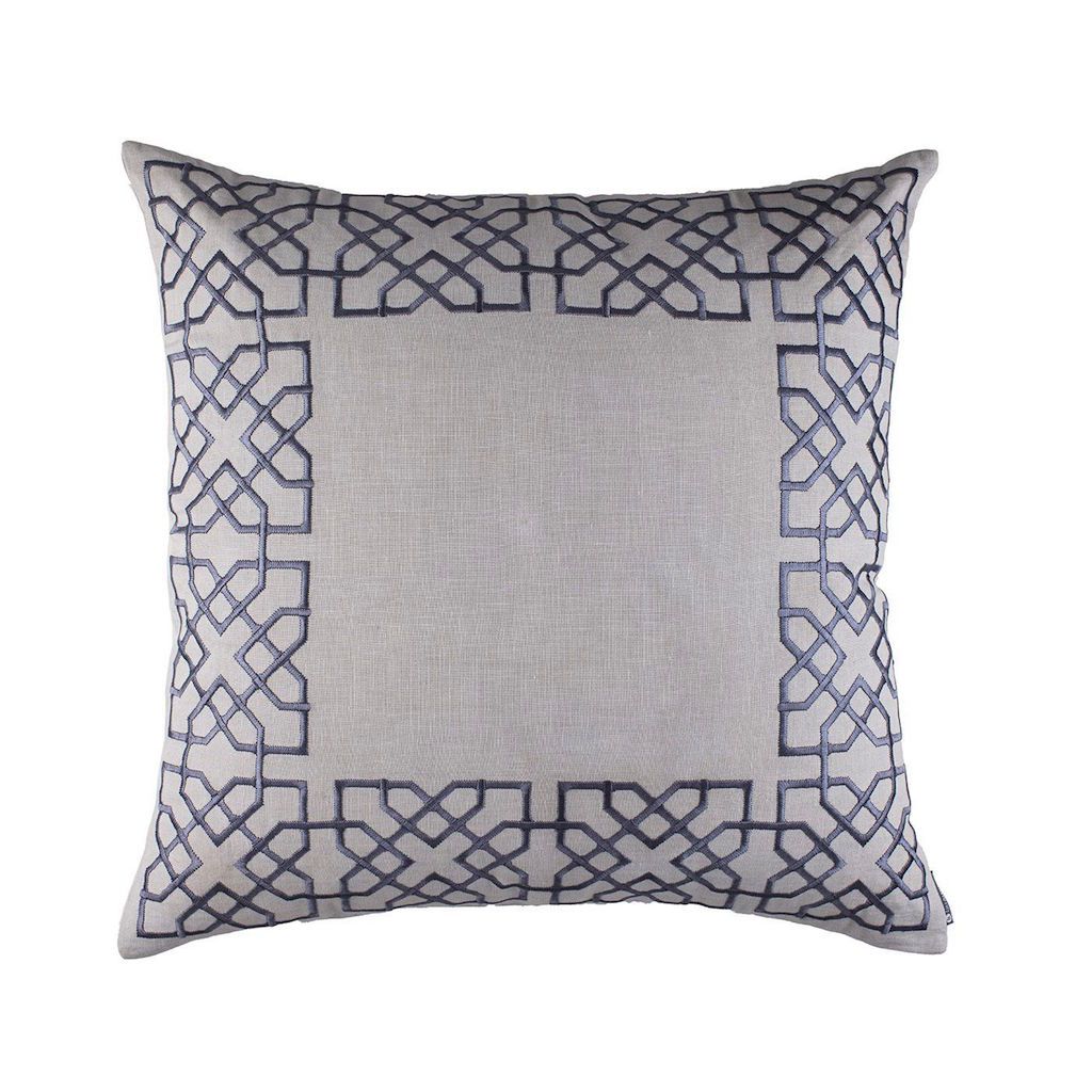 Franco Grey Euro Pillow by Lili Alessandra