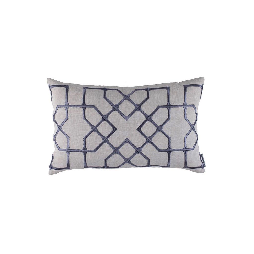 Franco Grey Lumbar Pillow by Lili Alessandra