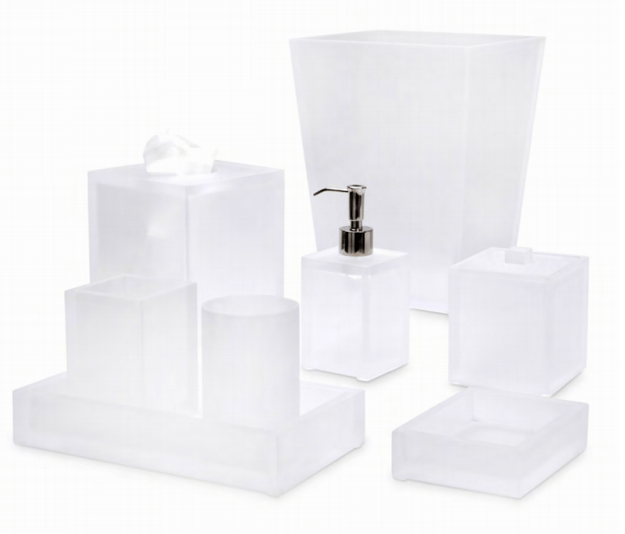 Ice Frosted Snow Bath Accessories by Mike + Ally