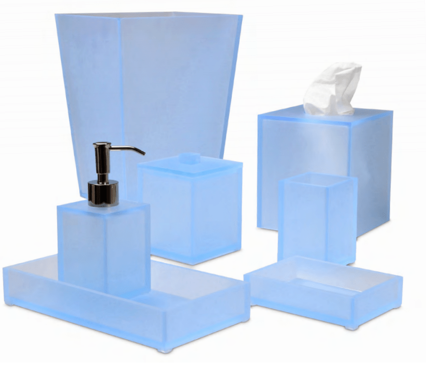 Ice Frosted Sky Bath Accessories by Mike + Ally