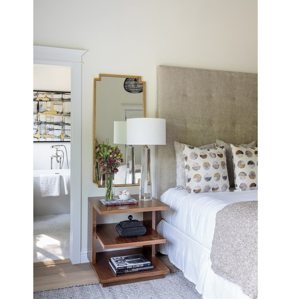 Burnished Gold Leaf Wall Mirror by Mirror Home