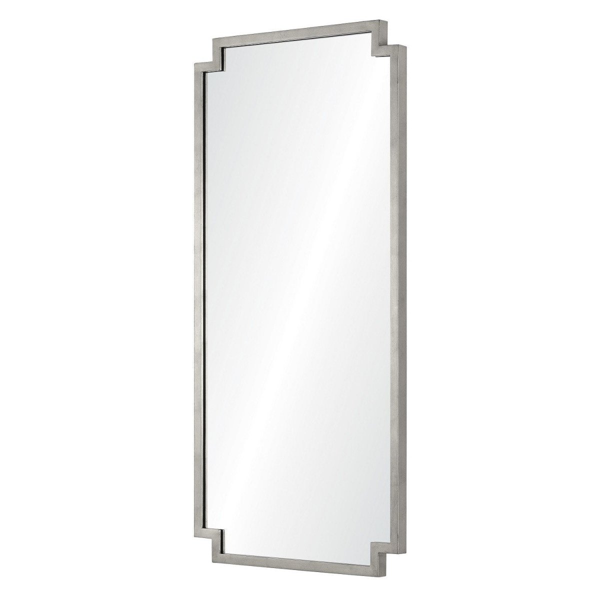 Antiqued Silver Leaf Wall Mirror by Mirror Home