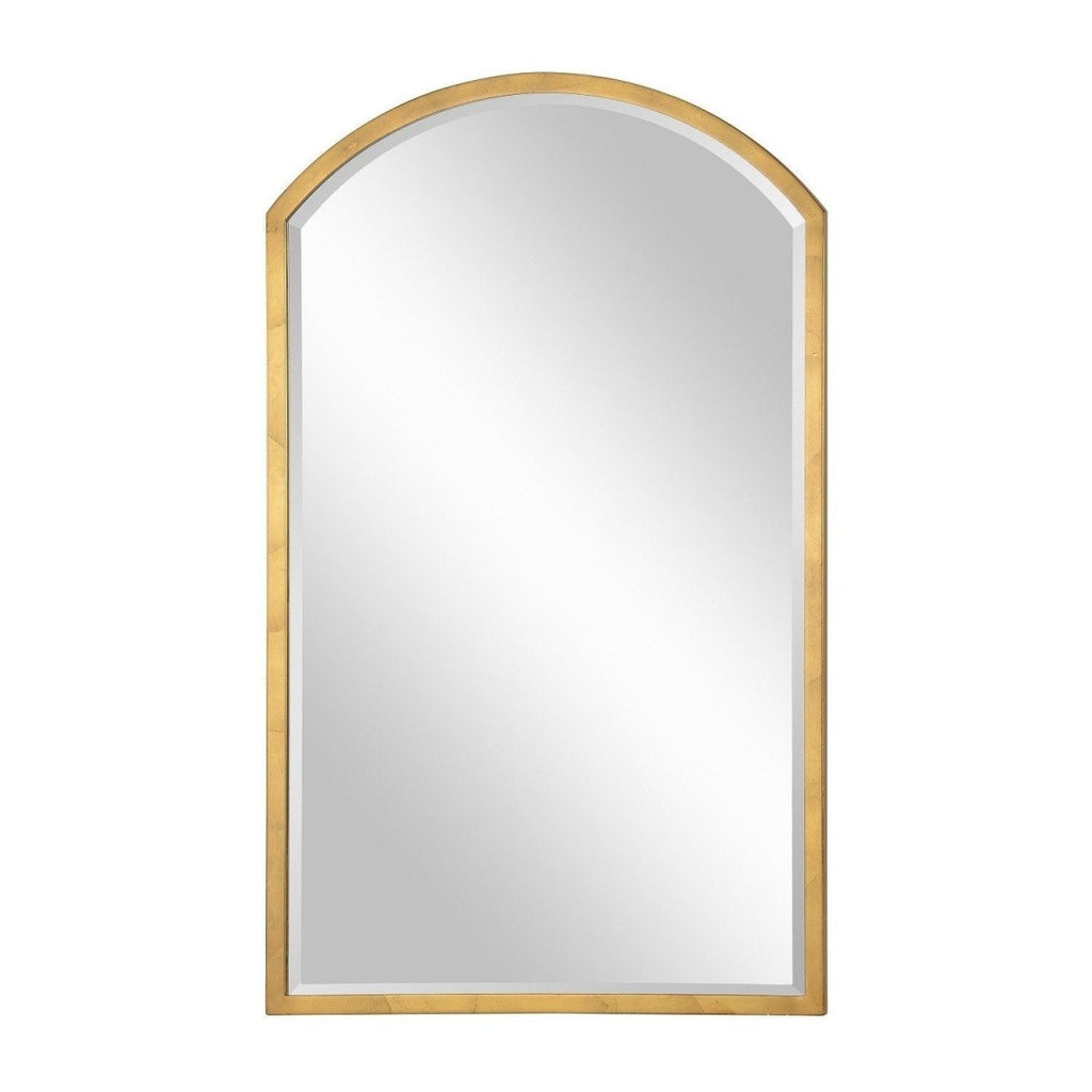 Distressed Gold Arched Wall Mirror by Mirror Home
