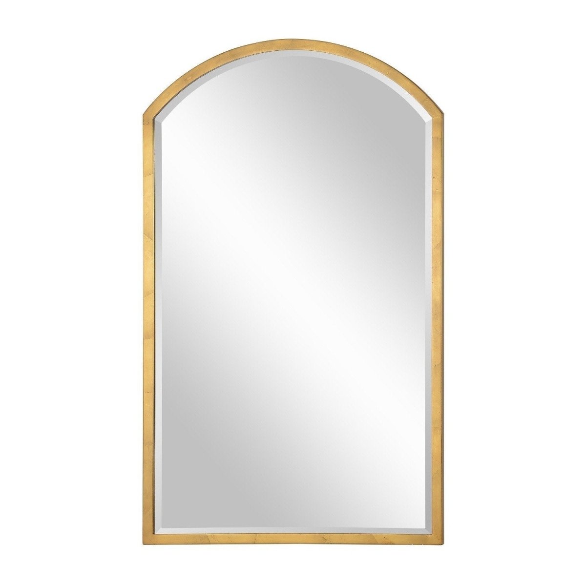 Distressed Gold Arched Wall Mirror by Mirror Home