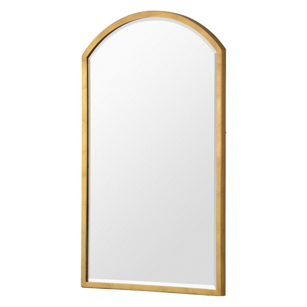 Distressed Gold Arched Wall Mirror by Mirror Home