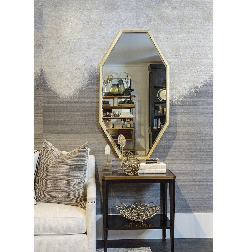 Milan Burnished Gold Mirror by Barclay Butera