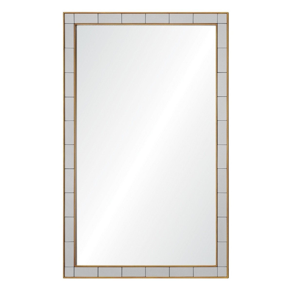 Cedric Gold Speckle & Grey Mirror by Bunny Williams