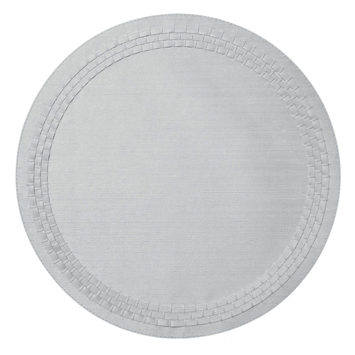 August Silver Round Placemats by Mode Living