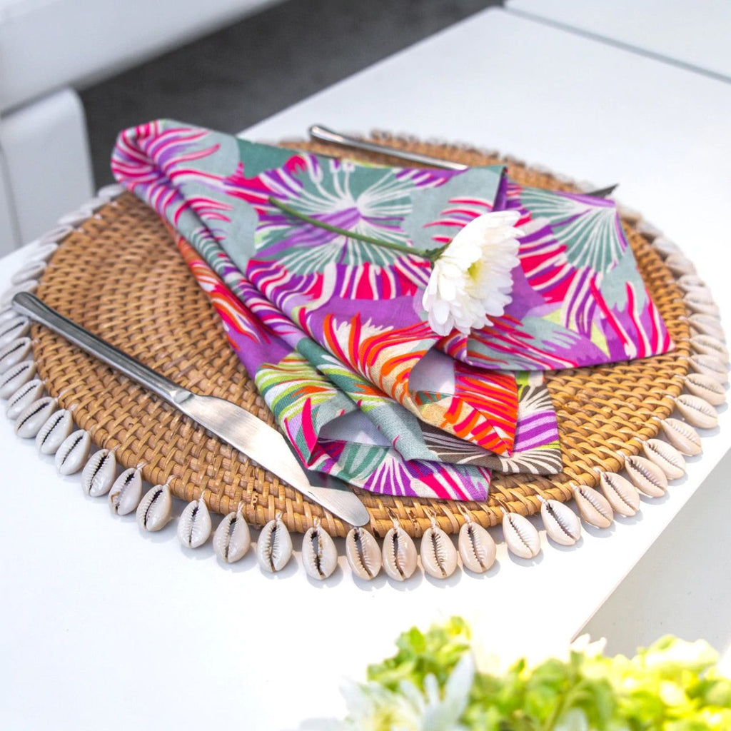 Barbados Multicolored Napkins by Mode Living