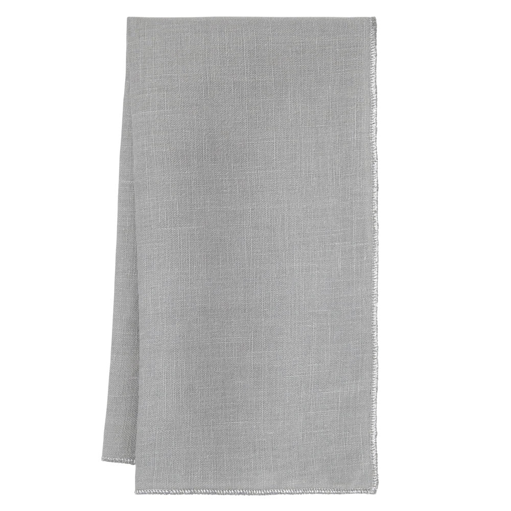 Bowery Grey & Silver Napkins by Mode Living