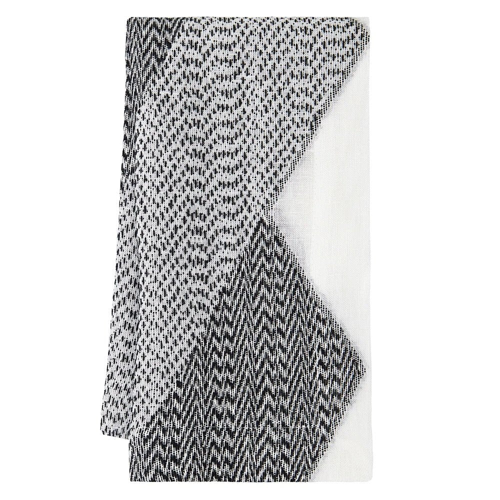 Chelsea Black & White Napkins by Mode Living