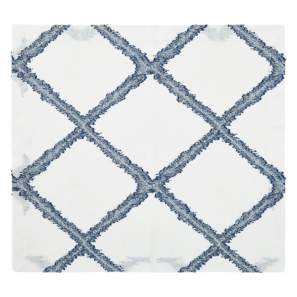 Mykonos Blue & White Napkins by Mode Living