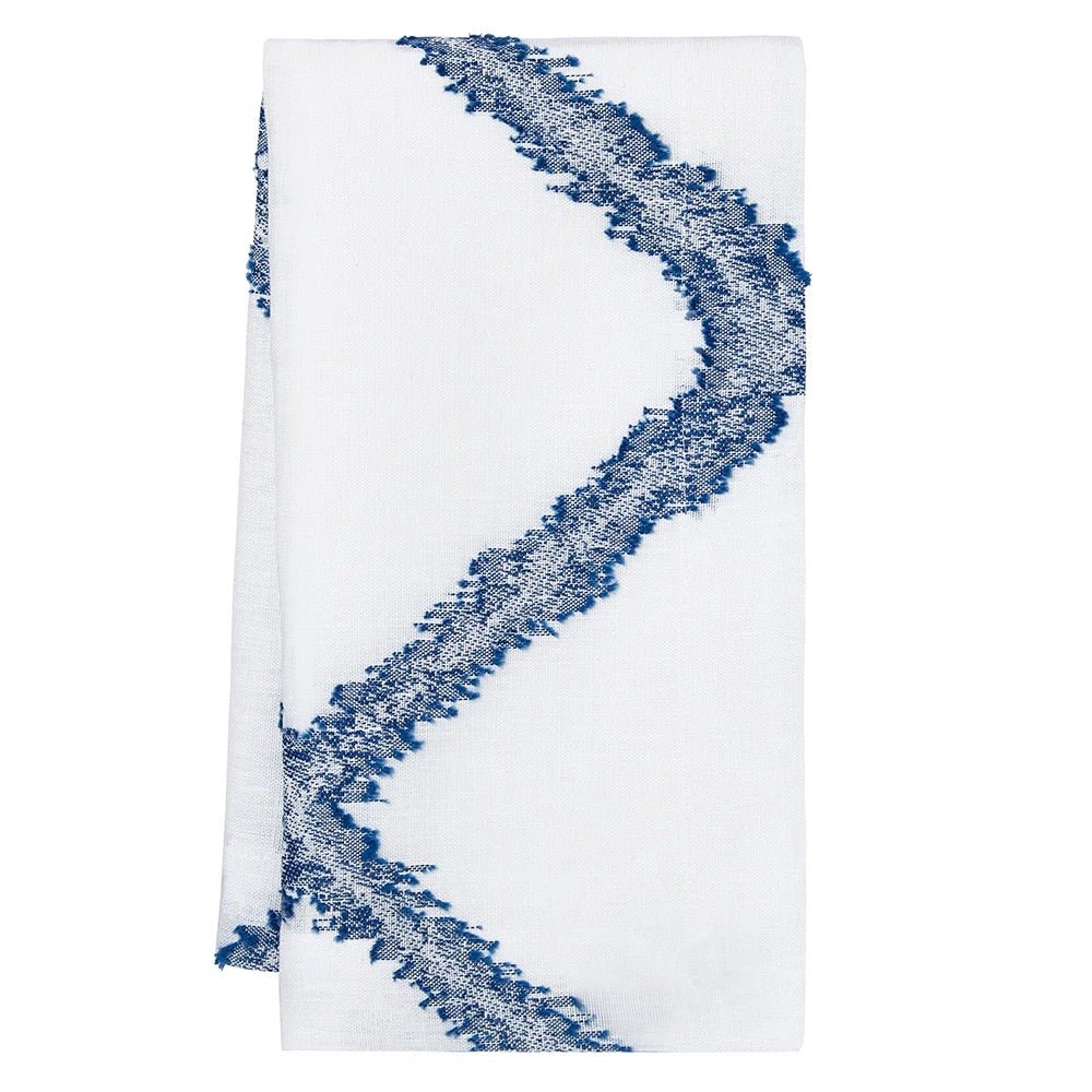 Mykonos Blue & White Napkins by Mode Living