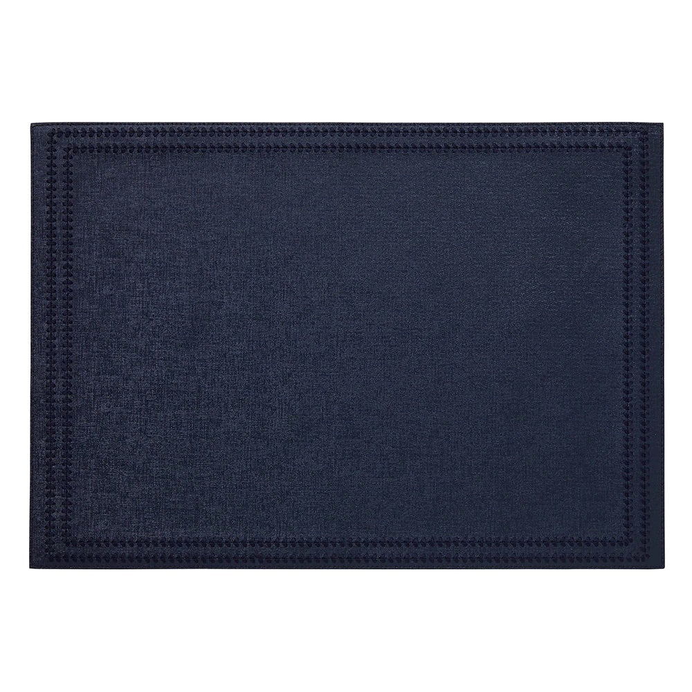 Paloma Navy Rectangle Placemats by Mode Living