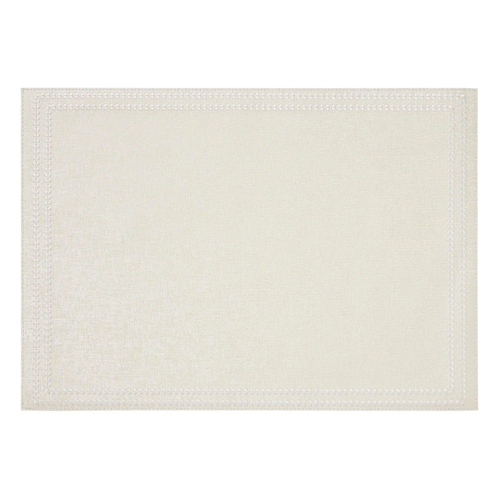 Paloma Pearl Rectangle Placemats by Mode Living